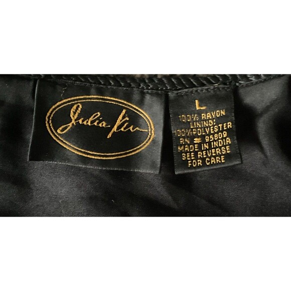 Julia Kim Women’s Embroidered Boho/hippie Patchwork Jacket Size L - Picture 6 of 6